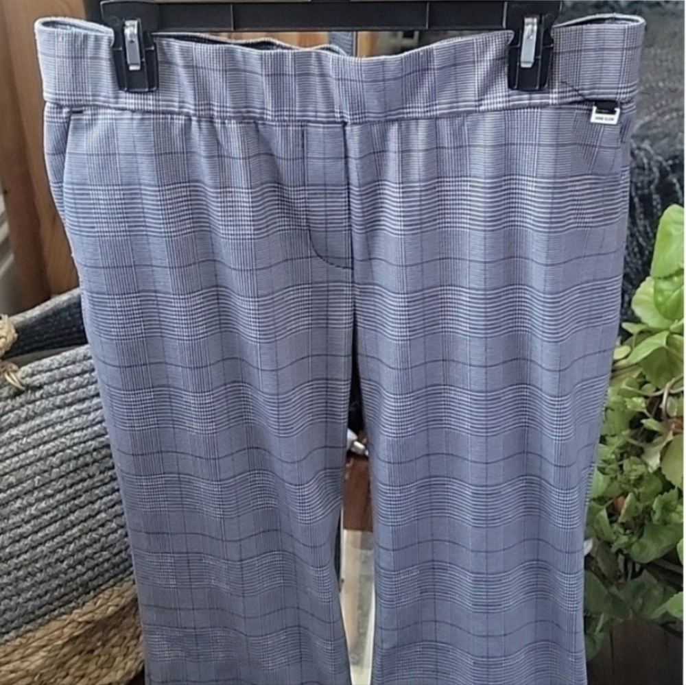 Grey Anne Klein Dress Plaid Pants - Picture 2 of 10